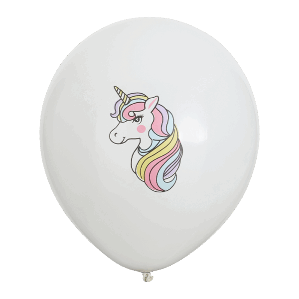 Unicorn balloner 12-pak - Billede 3
