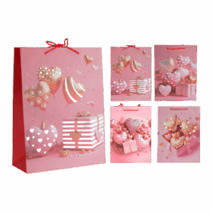 Gavepose med hjerter