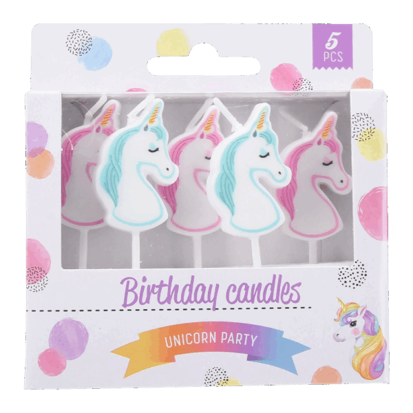 Unicorn festlys 5-pak - Billede 4