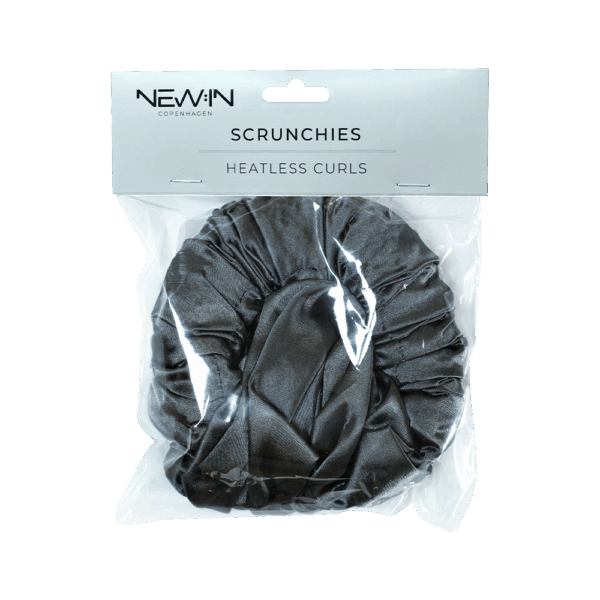 Krølle-scrunchies satin