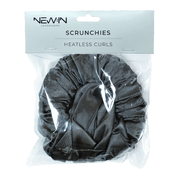 Krølle-scrunchies satin - Billede 2