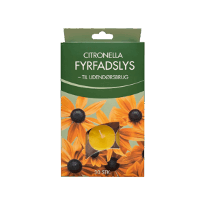 Citronella fyrfadslys 30 stk