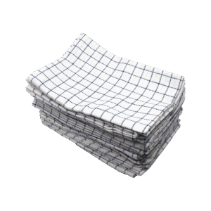 12 viskestykker 100% bomuld